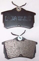 HONDA ACCORD- 01/02; ARKA FREN BALATASI (DİSK) (87X53,2X14) (DAIWA) 43022-S1A-E02