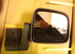 JEEP WRANGLER- 03/06; KAPI AYNASI SOL MANUEL SİYAH (POLYWAY)