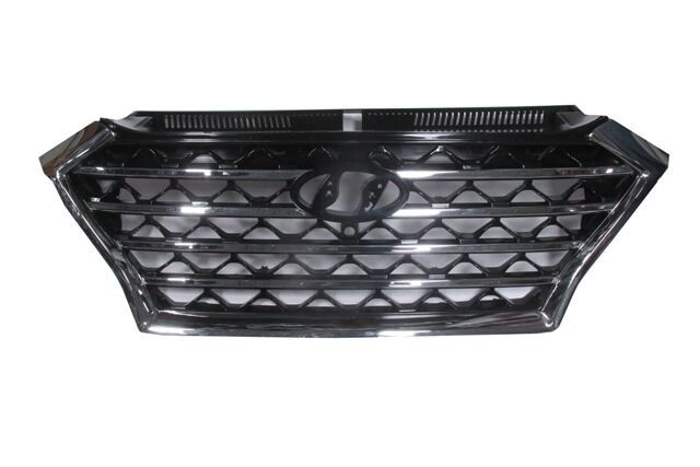 HYUNDAI TUCSON- 19/20; ÖN PANJUR NİKELAJLI/İÇ PETEKLERİ SİYAH/SENSÖR DELİKSİZ/KAMERA DELİKLİ(FPI) 86350-D7600