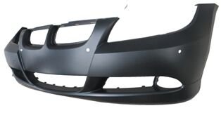 BMW 3 SERI- E90- 05/09; ÖN TAMPON SİYAH (SİS/SENSÖR DELİKLİ FAR YIKAMA DELİKSİZ) (TYG) 51117170051