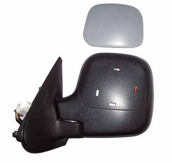 PEUGEOT PARTNER- 96/02; KAPI AYNASI SOL ELEKTRİKLİ/ISITMALI GRİ KAPAKLI 5FİŞLİ (TW) 8153.JK