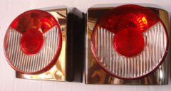 VOLKSWAGEN TRANSPORTER- T4- 96/01; MODİFİYE STOP LAMBASI SAĞ/SOL SET NİKELAJLI/KIRMIZI (TYC) -