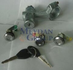 NISSAN MICRA- K11- 93/97; KONTAK KİLİT SETİ (3LÜ) (KONTAK/KAPI/BAGAJ) (TERMİKLİ) 99810-10S00