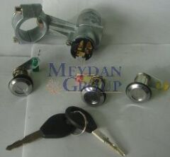 NISSAN MICRA- K11- 93/97; KONTAK KİLİT SETİ (3LÜ) (KONTAK/KAPI/BAGAJ) (TERMİKLİ) 99810-10S00