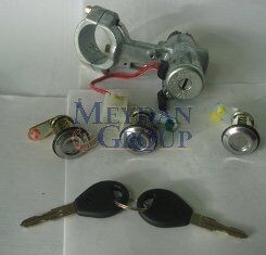 NISSAN MICRA- K11- 98/02; KONTAK KİLİT SETİ (3LÜ) (KONTAK/KAPI/BAGAJ) (TERMİKLİ) -