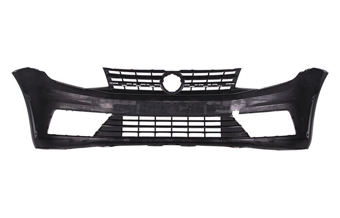 VOLKSWAGEN CADDY- 15/20; ÖN TAMPON SİYAH (PANJURLU/SİS DELİKLİ MAXI VAN) (EUROBUMP) 2K5807217J9B9