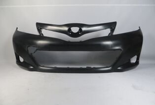 TOYOTA YARIS- 11/14; ÖN TAMPON SİYAH (SİS/PANJUR DELİKLİ) (TYG) 52119-0U904