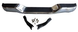MAZDA B2500- PICK UP- 97/00; ARKA TAMPON NİKELAJLI (ALTI OVAL)(BAĞLANTI BRAKETLERİ İLE) (FPI) 52105-35320