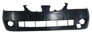 NISSAN ALMERA- N16- SD/HB- 04/06; ÖN TAMPON SİYAH (ASTARLI/SİS DELİKLİ/BANTSIZ TİP) (FPI) 62022-BN700