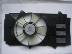TOYOTA YARIS- 00/02; RADYATÖR FAN DAVLUMBAZI KOMPLE 1.4CC D-4D (5KANAT) (SİYAH) (TW) 16711-0N011