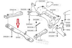 NISSAN QASHQAI- J11- 14/16; RADYATÖR ALT TRAVERSİ (1.6CC) 544104EB1C
