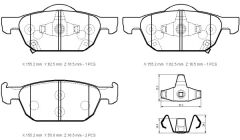 HONDA ACCORD- 08/15; ÖN FREN BALATASI (DİSK) (155.2X62.5X16.5) (DAIWA) 45022-TL1-G00