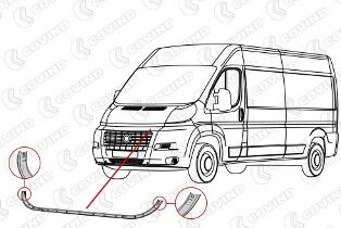 CITROEN JUMPER- 07/13; ÖN TAMPON ÜST BAĞLANTI SACI 1347922080