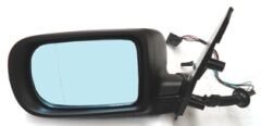 BMW 7 SERI- E38- 94/01; KAPI AYNASI SOL ELEKTRİKLİ/ISITMALI/HAFIZALI SİYAH KAPAKLI 7FİŞLİ 4KAPI 51168266431