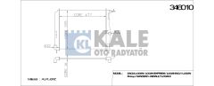 RADYATÖR 346010 LOGAN SANDER O-II 1.2 1.4 1.6 08-> (BRAZING)