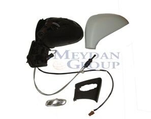 PEUGEOT 207- 06/12; KAPI AYNASI SOL MANUEL/SİNYALLİ/GRİ KAPAKLI 2+2 FİŞLİ (FAMELLA) 96805881XT