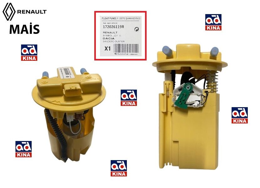 DEPO ŞAMANDIRASI 172026119R DUSTER LOGAN II SANDERO II