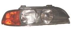 BMW 5 SERI- E39- 96/00; FAR LAMBASI SAĞ ELEKTRİKLİ SARI SİNYALLİ H7/HB3 (TYC) 63128362526