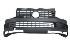 VOLKSWAGEN TRANSPORTER- T7- 15/19; ÖN TAMPON PÜTÜRLÜ SİYAH (KENDİNDEN PANJURLU/SENSÖR DELİKSİZ)İTALY 7E0807221D9B9