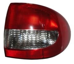 RENAULT MEGANE- 1- 99/02; DIŞ STOP LAMBASI SAĞ (KIRMIZI/BEYAZ) SEDAN (DUYSUZ) (PLEKSAN) 7700428059