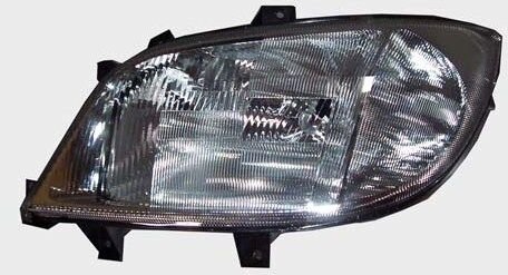 MERCEDES SPRINTER- 00/02; FAR LAMBASI SOL ELEKTRİKLİ/SİSLİ/ÇİZGİLİ CAM (H1/H1/H7)(TYC) 9018201461
