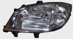 MERCEDES SPRINTER- 00/02; FAR LAMBASI SOL ELEKTRİKLİ/SİSLİ/ÇİZGİLİ CAM (H1/H1/H7)(TYC) 9018201461