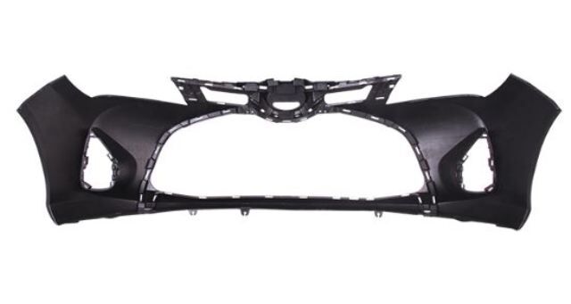 TOYOTA YARIS- 14/16; ÖN TAMPON SİYAH (SİS/PANJUR DELİKLİ) (TW) 52119-0U927