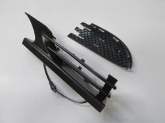 MERCEDES C CLASS- W202- 97/99; ÖN TAMPON ÇEKİ DEMİRİ KAPAĞI SAĞ SİYAH (TW) 2028800605