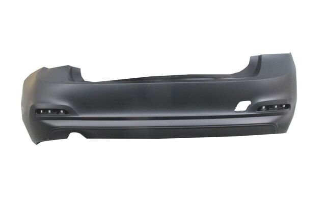 BMW 3 SERI- F30- 15/18; ARKA TAMPON KOYU GRİ (SENSÖR DELİKSİZ/NİKELAJ ÇITA DELİKSİZ)(TYG) 51127384597