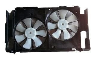 (YENİ ÜRÜN!!!)TOYOTA RAV4- 04/12; RADYATÖR VE KLİMA FAN DAVLUMBAZI KOMPLE ÇİFTLİ (5+7 KANAT) (MOTORLU) (ORİS) 16363-28290