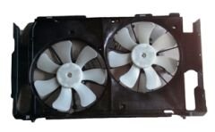 (YENİ ÜRÜN!!!)TOYOTA RAV4- 04/12; RADYATÖR VE KLİMA FAN DAVLUMBAZI KOMPLE ÇİFTLİ (5+7 KANAT) (MOTORLU) (ORİS) 16363-28290