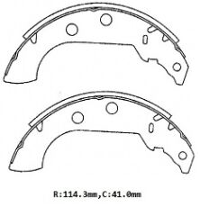 PEUGEOT 405- 88/96; ARKA FREN PABUCU (PALETSİZ)(114,3X41) (BRAMAX) 4241.55