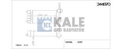 TURBO RADYATÖRÜ 344870 P308 P3008 P5008 PARTNER TEPE C4 C4(B7) DS4 C4 PICASSO D