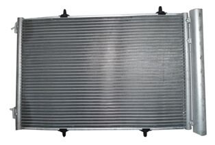 PEUGEOT 207- 06/12; KLİMA RADYATÖRÜ (BRAZING) (420X374X16) ALÜMİNYUM (3 AYAKLI) (ORİS) 6455.AL