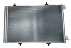 PEUGEOT 207- 06/12; KLİMA RADYATÖRÜ (BRAZING) (420X374X16) ALÜMİNYUM (3 AYAKLI) (ORİS) 6455.AL