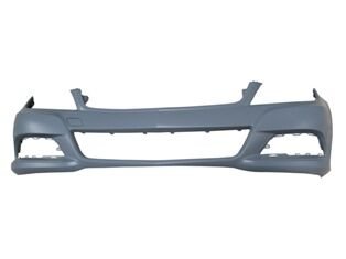 MERCEDES C CLASS- W204- 11/13; ÖN TAMPON GRİ (ASTARLI BANT/SENSÖR/FAR YIKAMA DELİKSİZ)(TW) 2048806147