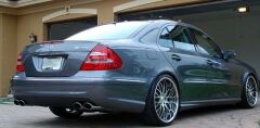 MERCEDES E CLASS- W211- 03/06; ARKA TAMPON ÇEKİ DEMİRİ KAPAĞI GRİ (AMG KASA E55) (TYG) A2118850326