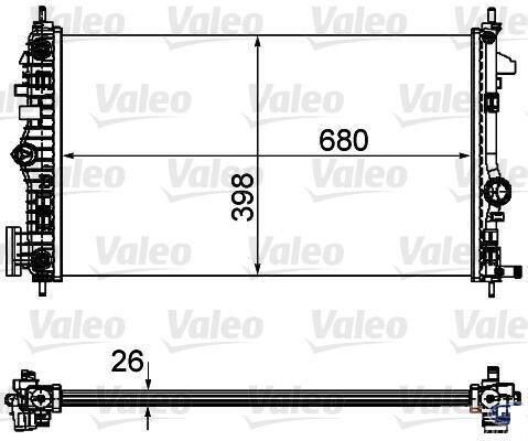 RADYATÖR 346190 MALIBU INSIGNIA 2.0 TDCI SAAB R9 5 BRAZING 08-> AT KLIMALI