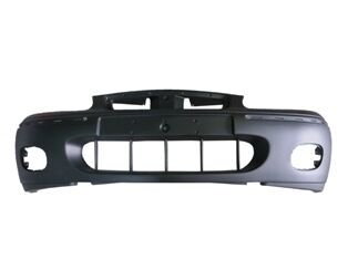 ROVER 200/214/216- 95/00; ÖN TAMPON SİYAH (YUVARLAK SİS/BANT DELİKLİ) (TYG) DPC101490LML