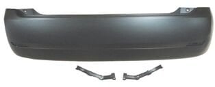 FORD FIESTA- 02/05; ARKA TAMPON SİYAH (REFLEKTÖR DELİKLİ BAĞLANTI BRAKETLERİ İLE) (EUROBUMP) 1335850
