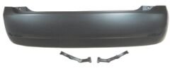 FORD FIESTA- 02/05; ARKA TAMPON SİYAH (REFLEKTÖR DELİKLİ BAĞLANTI BRAKETLERİ İLE) (EUROBUMP) 1335850