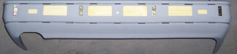 MERCEDES E CLASS- W124- 93/95; ARKA TAMPON KOYU GRİ (BANT DELİKLİ) (TW) 1248802971