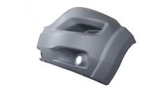 PEUGEOT BOXER- 14/24; ÖN TAMPON UCU SOL GRİ (SİS DELİKLİ) (DODİKLİ (EUROBUMP) 1612430680