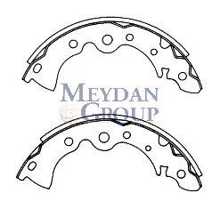 NISSAN ALTIMA- A31- 89/92; ARKA FREN PABUCU 2.2/2.4 (101,6X35) (DAIWA) 44060-47L10