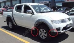 MITSUBISHI L200- PICK UP- 10/15; ARKA ÇAMURLUK AĞZI PLASTİĞİ SOL (DODİK) 4X2 MZT202T03