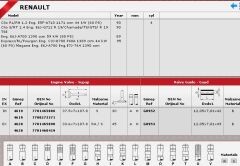 SİBOP TAKIMI 4619 4620 IN 4 EX 4 R19 CLIO MEGANE 1.4 1.6-8V ENJ. K7M K4J K7J