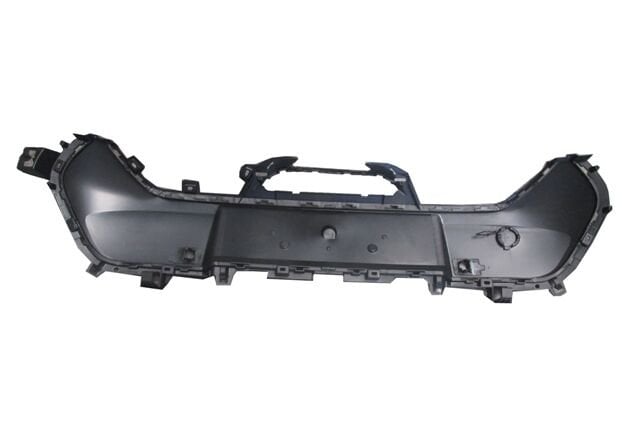PEUGEOT 208- 20/24; ARKA TAMPON BANDI ORTA SENSÖR DELİKLİ (ÇEKİ DEMİRİ KAPAKLI)(PLAKA YUVALI)(TW) 16497975XT
