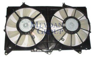 TOYOTA CAMRY- 01/04; RADYATÖR VE KLİMA FAN DAVLUMBAZI ÇİFTLİ KOMPLE (9+7 KANAT) 16363-0A180