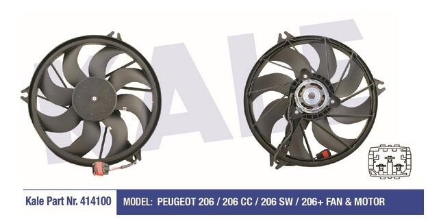 FAN MOTORU DAVLUMBAZLI 414100 P206 P206+