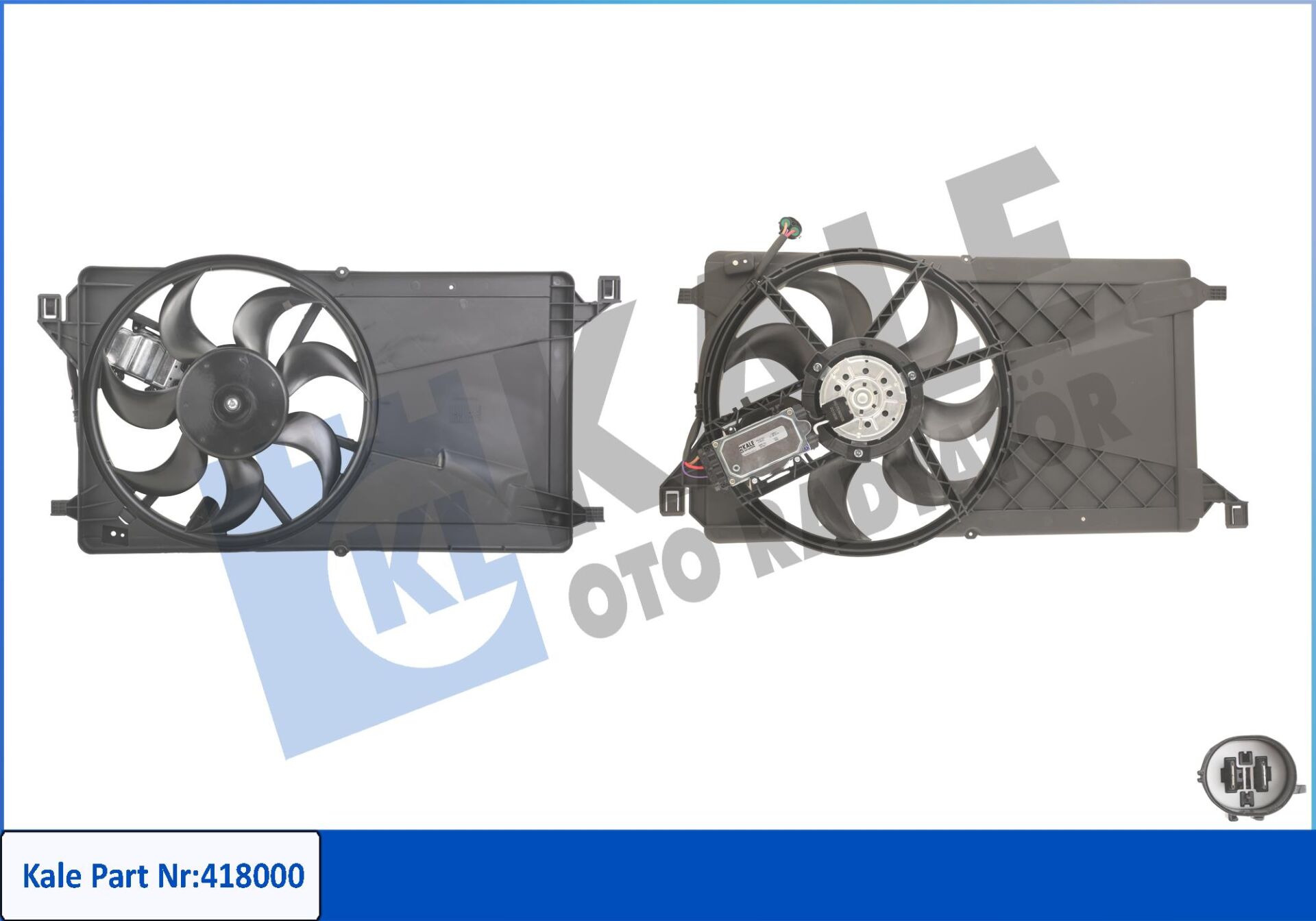 FAN MOTORU 418000 CMAX 07-> FOCUS-II CMAX FOCUS-II VOLVO C30 S40-II V50 1.6TDCI